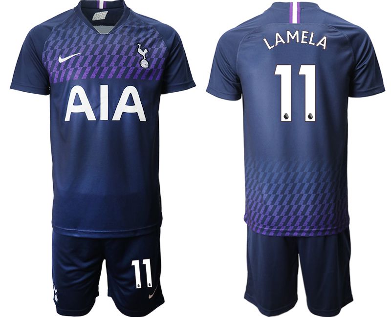 Men 2019-2020 club Tottenham Hotspur away #11 blue Soccer Jerseys->->Soccer Club Jersey